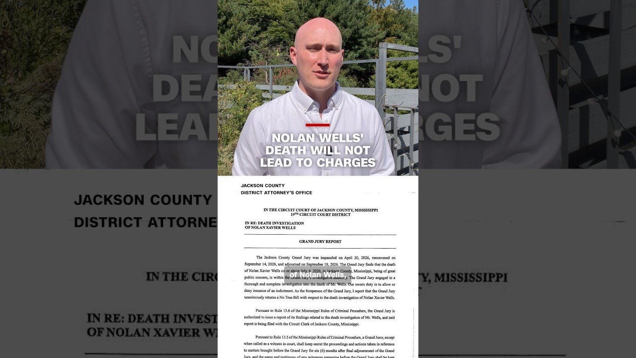 Nolan Wells' death will not lead to charges