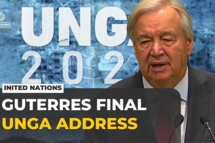 Guterres delivers final UNGA address, calls for reforms to global institutions
