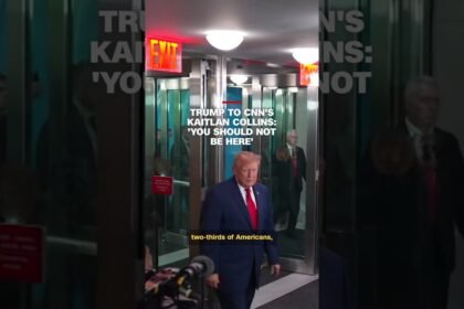 Trump to CNN's Kaitlan Collins: 'You should not be here'