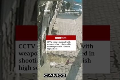 At least 11 injured in shooting outside high school in Turkey. #Turkey #Manisa #BBCNews