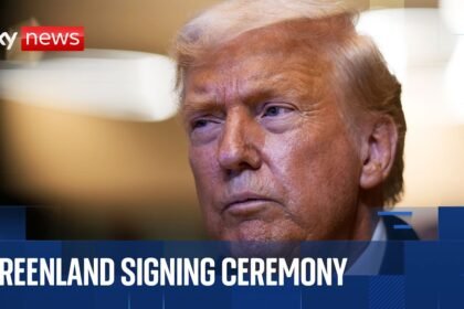Greenland signing ceremony