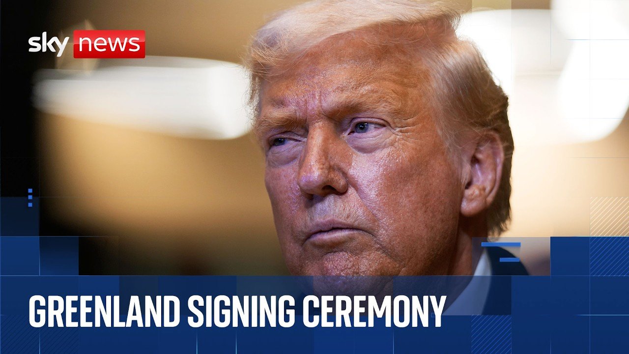 Greenland signing ceremony