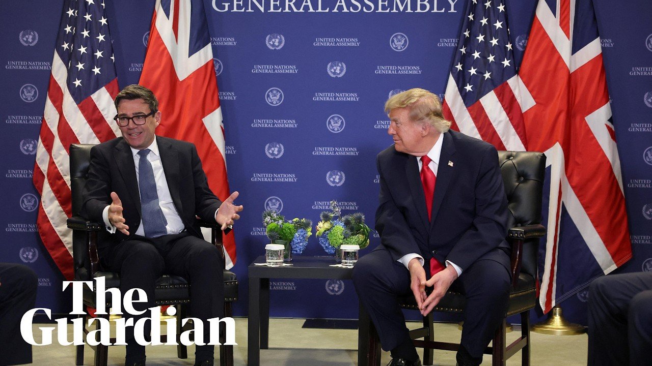 Bilateral meeting between Trump and Burnham – watch live