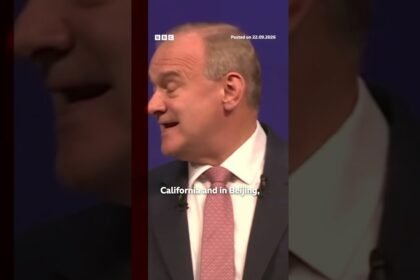 Tech bosses are "racing each other with no guardrails", Lib Dem leader Ed Davey said. #BBCNews