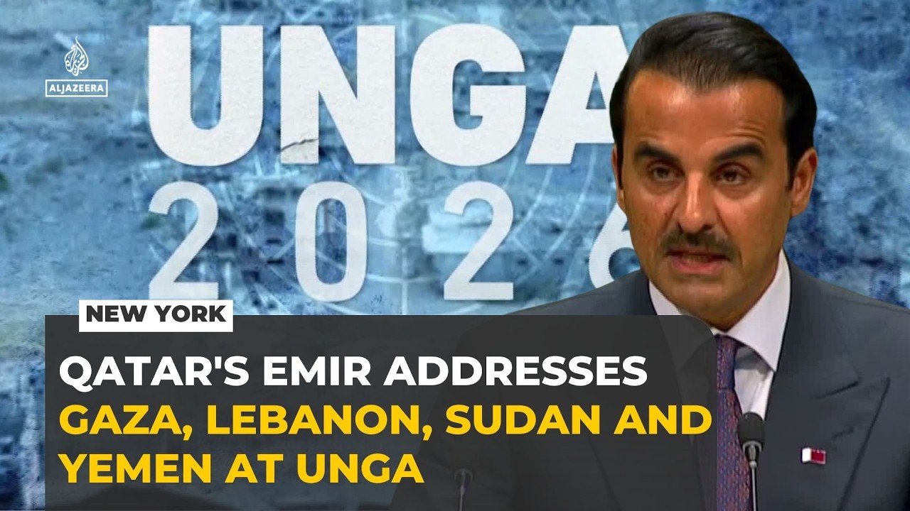 Qatar's Emir calls Gaza war a ‘genocide’ in UN General Assembly address