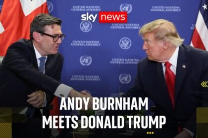 Burnham meets Trump for the first time | Beth Rigby analysis