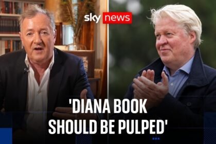 Earl Spencer apologises to Piers Morgan over errors in Princess Diana book
