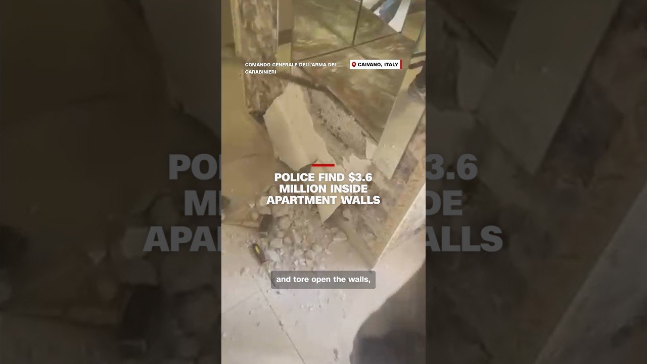 Police find $3.6 million inside apartment walls