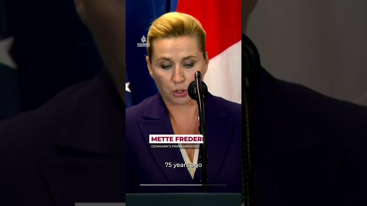 US signs ‘tremendous’ security deal with Denmark and Greenland | AJ #shorts