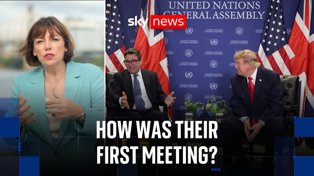 Did Andy Burnham make a good first impression with Donald Trump? | Beth Rigby analysis