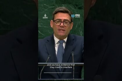 UK PM Burnham condemns ‘repulsive’ Russian electoral interference | AJ #shorts