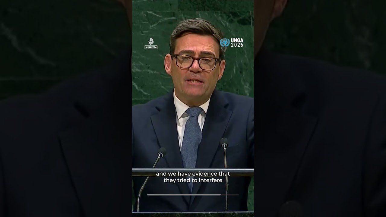UK PM Burnham condemns ‘repulsive’ Russian electoral interference | AJ #shorts