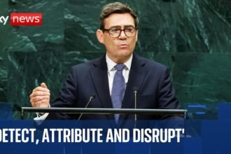 Andy Burnham gives speech at UN General Assembly