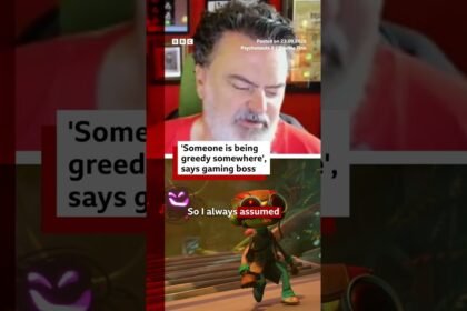Double Fine boss Tim Schafer on difficulties of gaming industry. #Gaming #TimSchafer #BBCNews