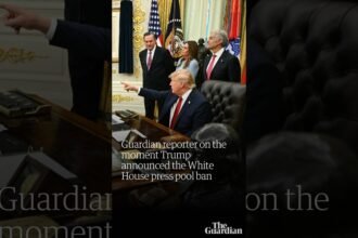 Guardian reporter on the moment Trump announced the White House press pool ban