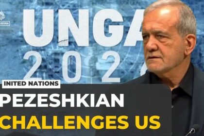 Iran's Pezeshkian challenges US ‘terrorist’ label in UNGA speech