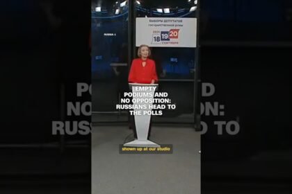 Empty podiums and no opposition: Russians head to the polls