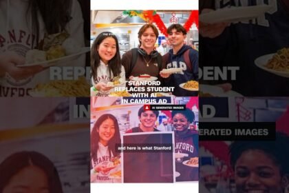 Stanford replaces student with AI in campus ad