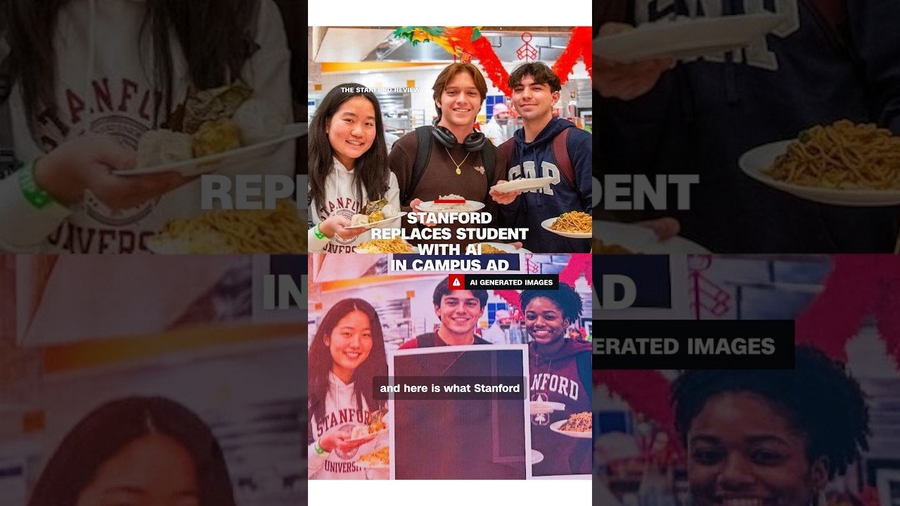 Stanford replaces student with AI in campus ad