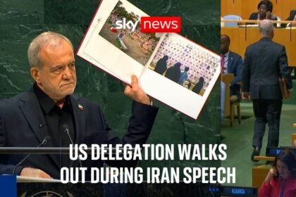 Iranian president tells UN his nation will never 'bend the knee' to US