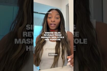 Simone Biles reveals three masked men stole her Porsche