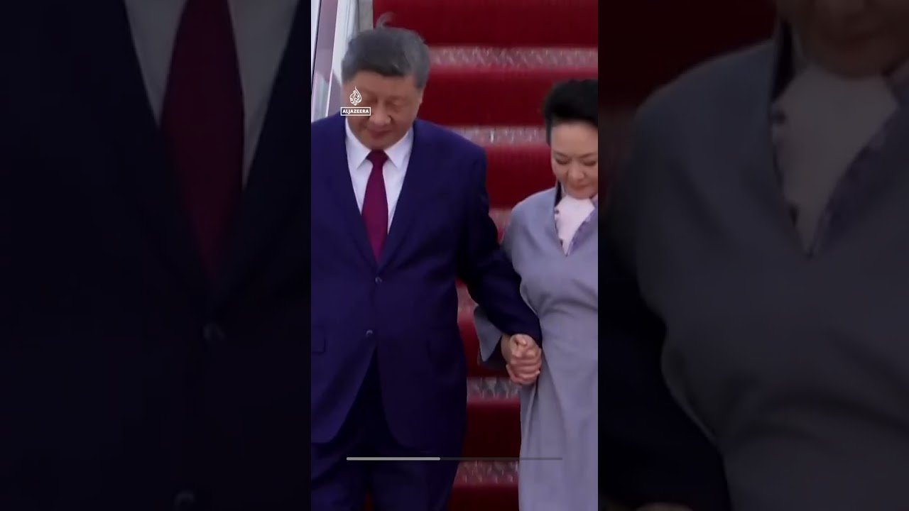 China's Xi arrives to Trump welcome on state visit
