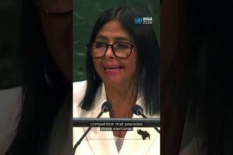 Venezuela’s Rodriguez pledges elections, path forward in UNGA speech