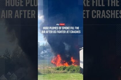 US fighter jet crashes