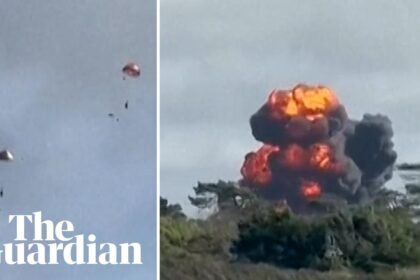 RAF pilots eject from training plane before crash