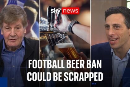 Fans could be allowed to drink alcohol in the stands again after PM branded law 'unfair'