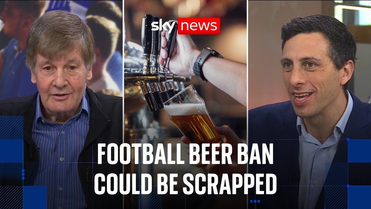 Fans could be allowed to drink alcohol in the stands again after PM branded law 'unfair'
