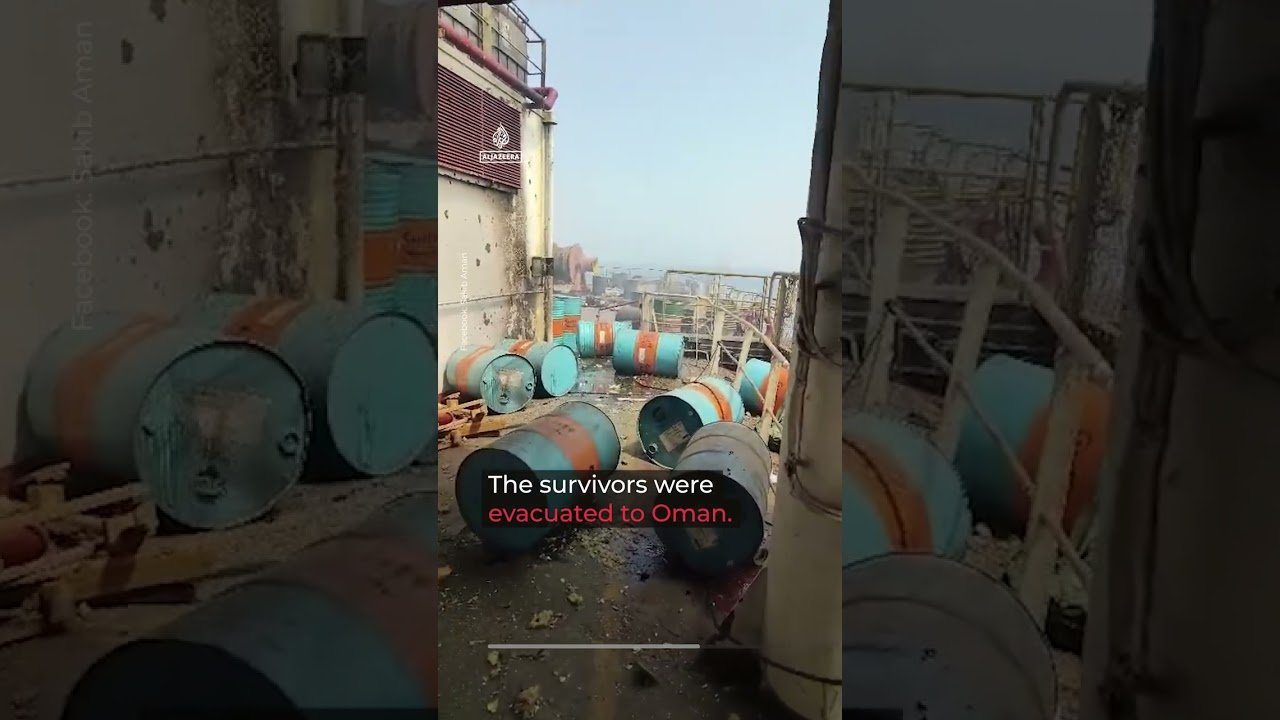 Deadly attack on Indian cargo ship off coast of Oman | AJ #shorts