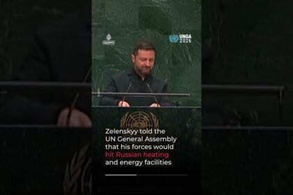 Russia attacks Ukraine while Zelenskyy speaks at UNGA