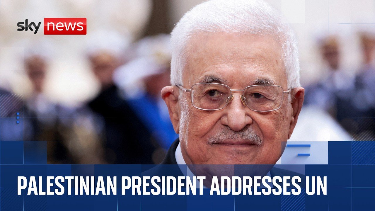 Mahmoud Abbas speaks at UN General Assembly