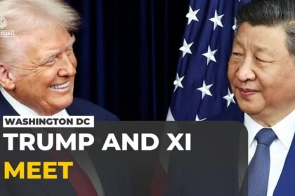 Trump and Xi call for cooperation as US-China leaders meet at White House