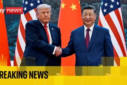 Donald Trump hosts Xi Jinping at White House | Full Sky News coverage