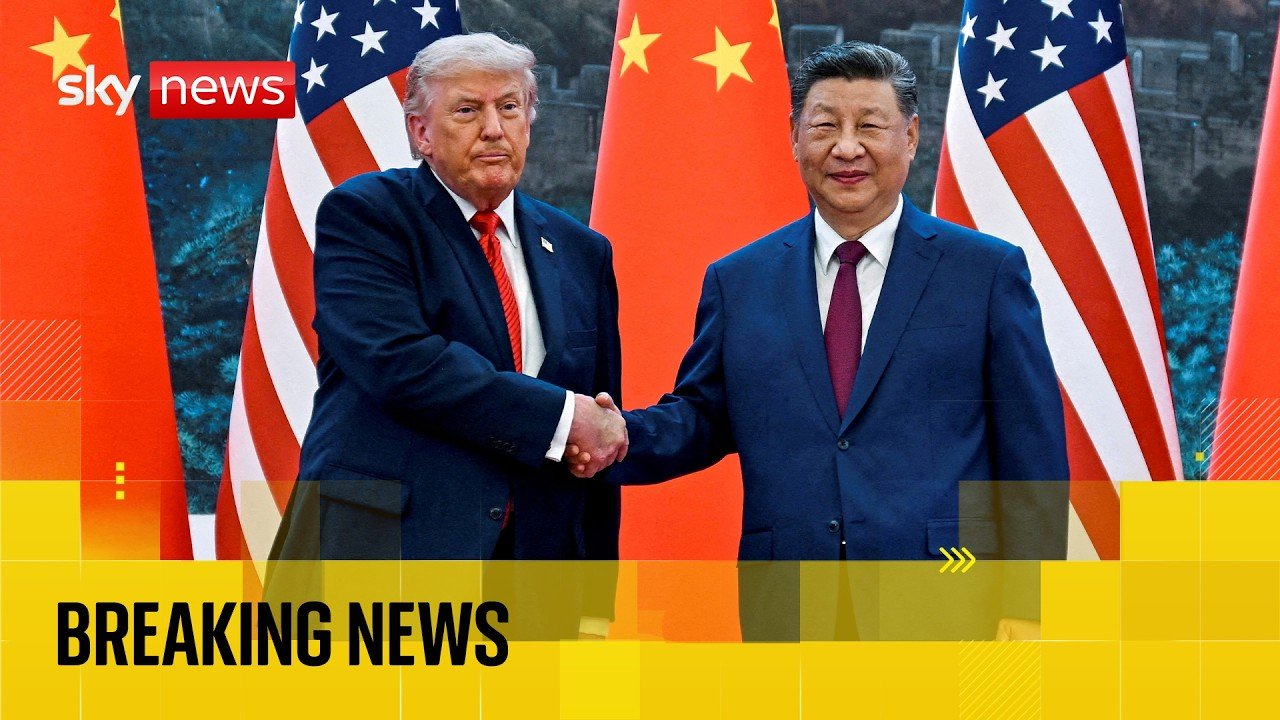 Donald Trump hosts Xi Jinping at White House | Full Sky News coverage