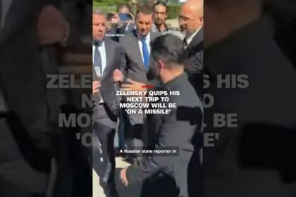 Zelensky quips his next trip to Moscow will be ‘on a missile’