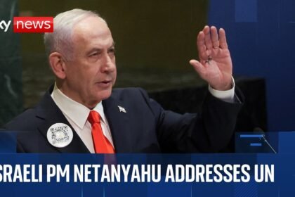 Netanyahu gives speech at UN General Assembly