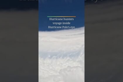 Hurricane hunters voyage inside Hurricane Polo’s eye