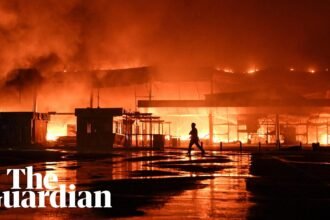 Fire engulfs Zaporizhzhia mall in Ukraine after Russian attack