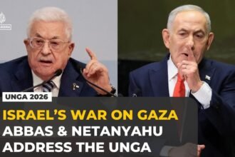 UN delegates walk out on Netanyahu as Abbas urges end to Israeli occupation