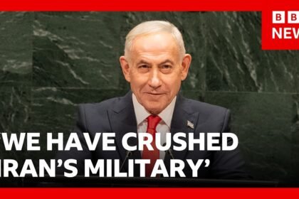 Delegates walk out before Netanyahu’s address to UN General Assembly | BBC News