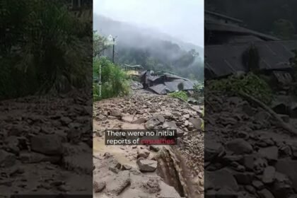 Extreme rain triggers landslides in northeast India