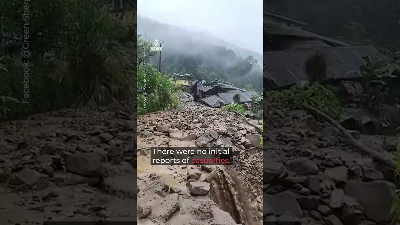 Extreme rain triggers landslides in northeast India