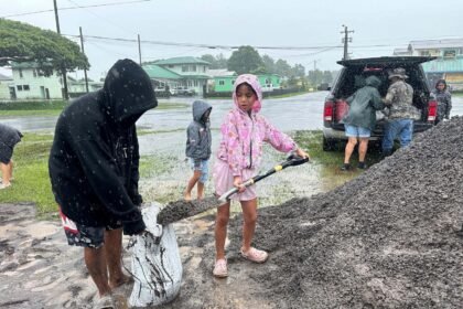 Hurricane Nolo lashes Hawaii as new threat of 'volcanic hail' arises