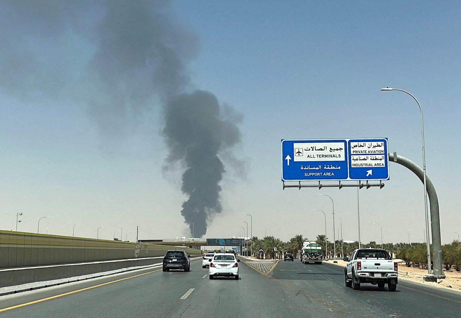 Saudi-led coalition says defences intercept Houthi missile fired at Riyadh