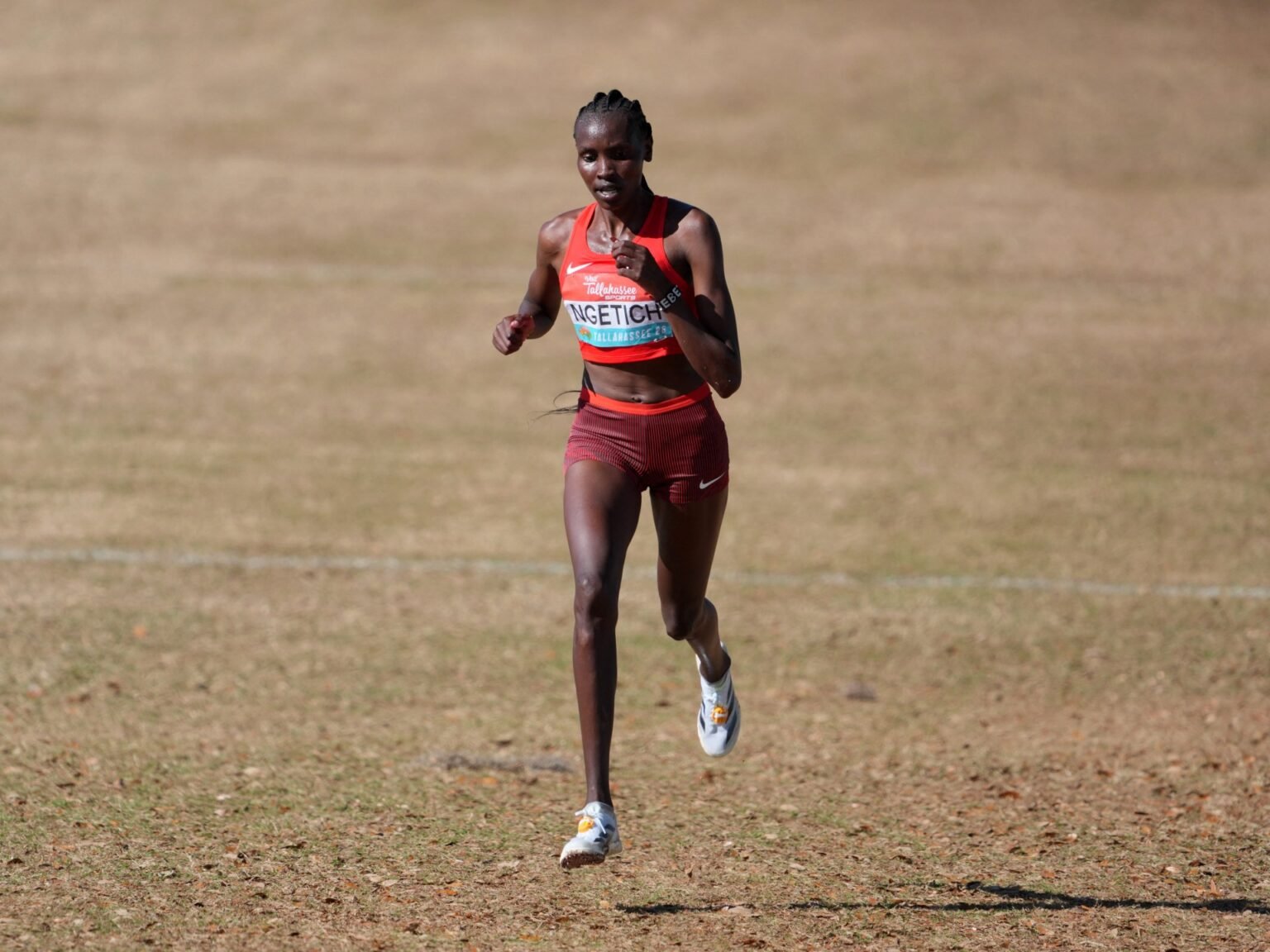 Kenya’s Ngetich breaks women-only half-marathon world record by a second