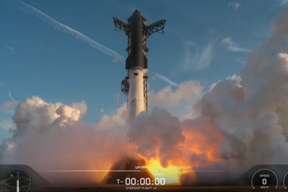 SpaceX launches Starship on giant rocket's first flight to orbit