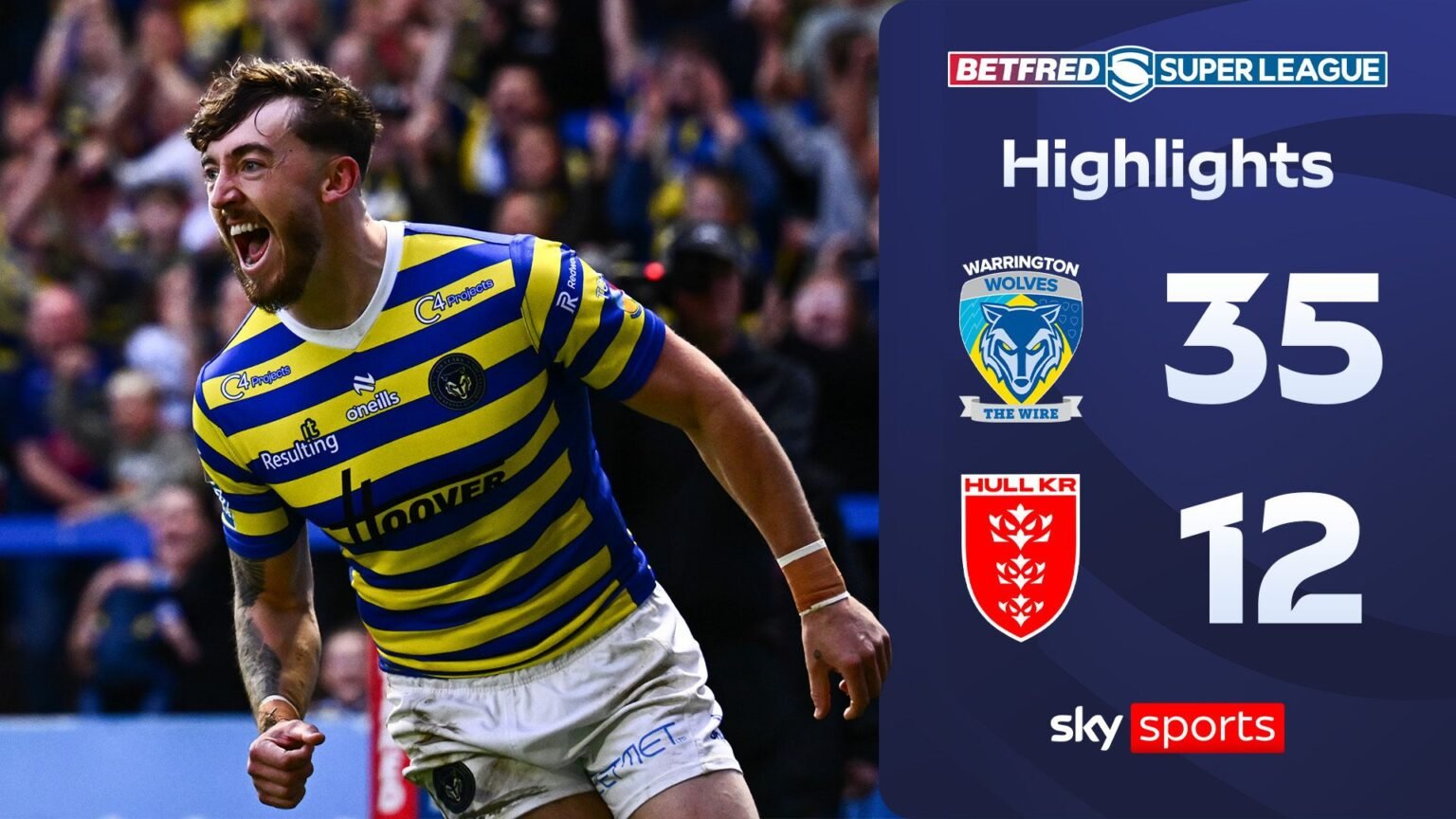 Ashton hat-trick fires Warrington into Super League semi-finals